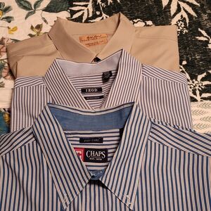 Roundtree & Yorke Beige Dress Shirt